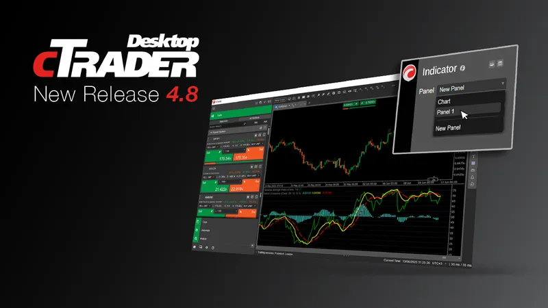 cTrader Desktop 4.8 Unveils Overlay Indicators, Integrated IDEs for Algo Developers, and Backtesting and Market Replay Reports