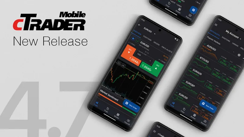 cTrader Mobile 4.7 Comes with Dark Theme for Android Users and Various cTrader Copy Improvements