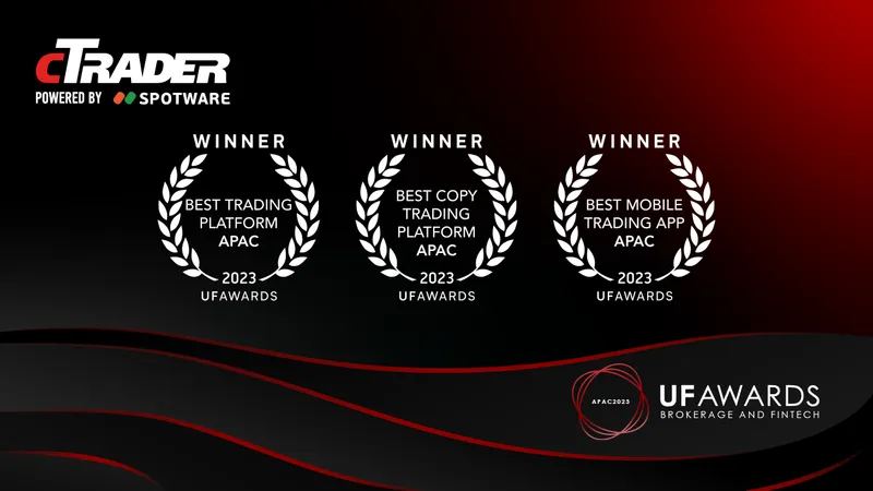 cTrader Wins Three Nominations at UF AWARDS APAC 2023