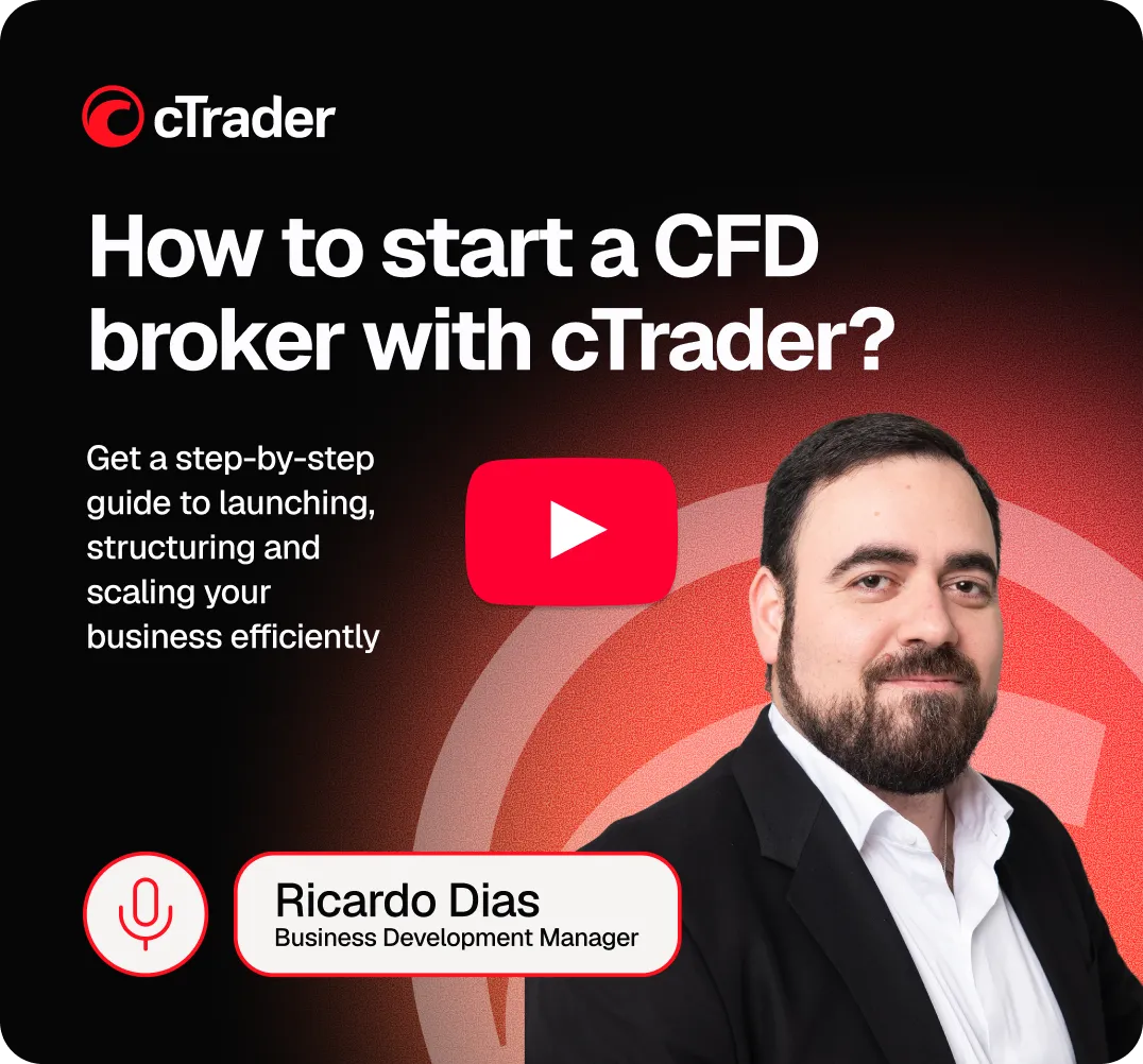 Webinar: How to start a CFD broker with cTrader? Ricardo Dias, Business Development Manager