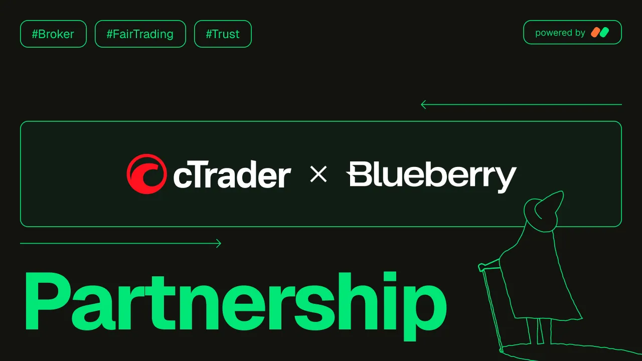 Blueberry mengintegrasikan cTrader untuk memberikan kemampuan baru kepada komunitas tradingnya